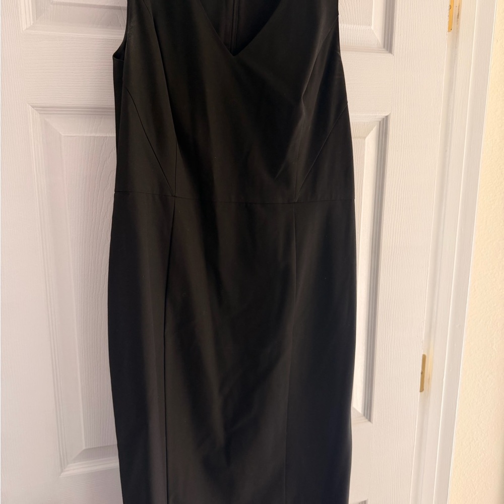 Ann Taylor Classic Black Midi Dress